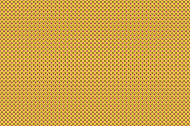 Geleneksel klasik raster süsü. Doğu pembesi, turuncu ve sarı pürüzsüz desenli arabesk ve soyut elementlerle.