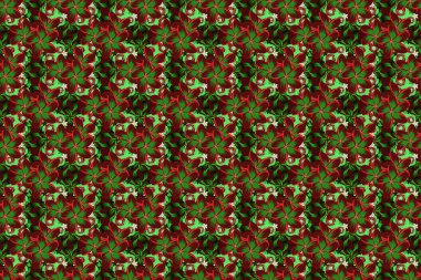 Renksiz çiçeksiz raster deseni.