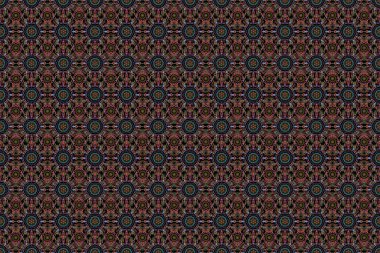 Kusursuz arka plan, grunge tarzı. Kırmızı Şam desenli duvar kağıdı.