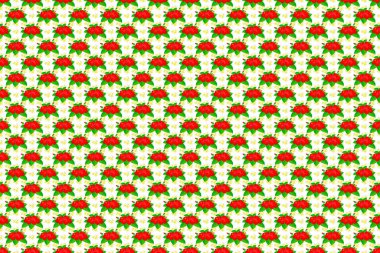 Renksiz çiçeksiz raster deseni.