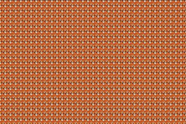 Poster, broşür ve sunum için en iyi yaratıcı tasarım. Raster kusursuz desen. Aloha T-Shirt tasarımı. Aloha Hawaii, Luau Party davetiyesi. Bej, turuncu ve kırmızı çiçekli..