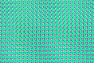 Soyut klasik kusursuz desen. Klasik çiçek süsü..