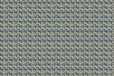 Renksiz çiçeksiz raster deseni.