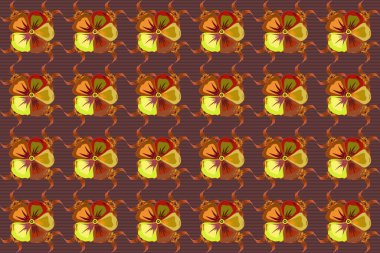 Eski bir çiçek süsü. Soyut klasik dikişsiz desen.