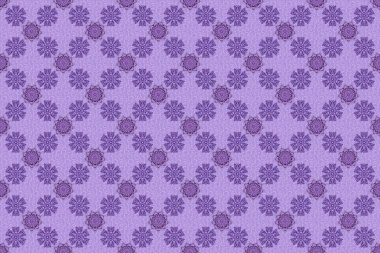 Kusursuz desen. Duvar kâğıdı barok, mor ve kahverengi renklerde pürüzsüz arkaplan.