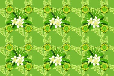 Renksiz çiçeksiz raster deseni.