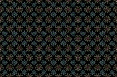 Duvar kağıdı. İple bağlanmış balık ağı deseni mavi ve yeşil renklerde..