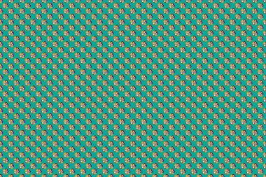 Dekoratif yaz kozmosuyla kusursuz desen yeşil, sarı ve gri renkler, suluboya çizimi.