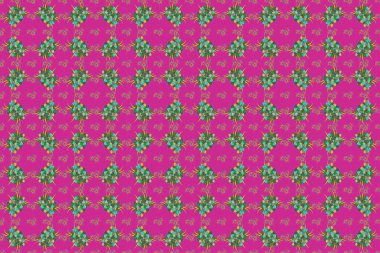 Soyut klasik kusursuz desen. Klasik çiçek süsü..