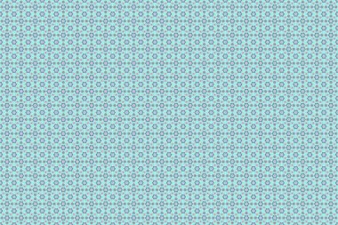 Optik yanılsama. Raster çizimi iç tasarım, baskı, web ve tekstil tasarımı için iyidir. Çiçeklerin yeşil, mavi ve gri renklerdeki kusursuz dokusu..