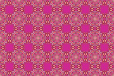 Çiçeksiz desen. Duvar kağıdı barok, turuncu ve kırmızı renklerde pürüzsüz raster arkaplan.