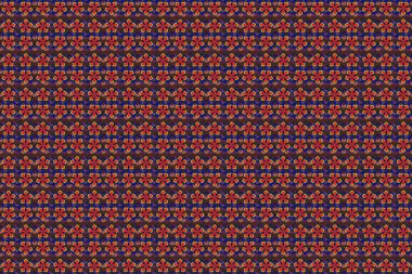 Soyut klasik kusursuz desen. Klasik çiçek süsü..