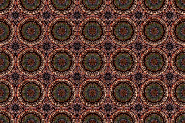 Vintage ornamental background with victorian pattern. Raster illustration. Seamless damask pattern.