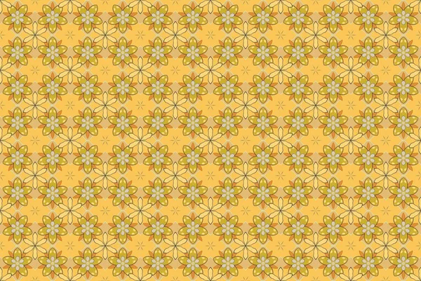 Flower Seamless Pattern Simple Floral Print Small Flowers Ditsy Style — Stock Photo, Image