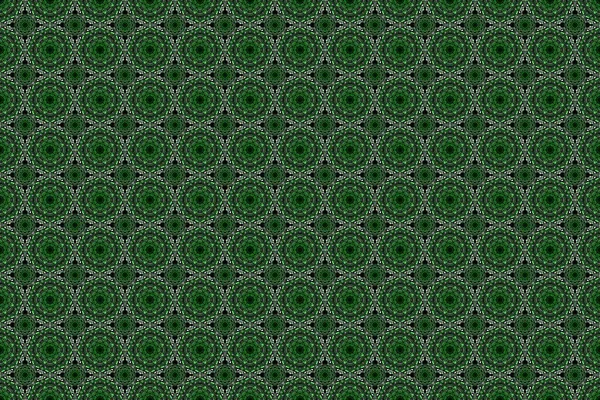 Цветочный Бесшовный Рисунок Обои Барокко Бесшовный Растровый Фон Серый Зеленый — стоковое фото