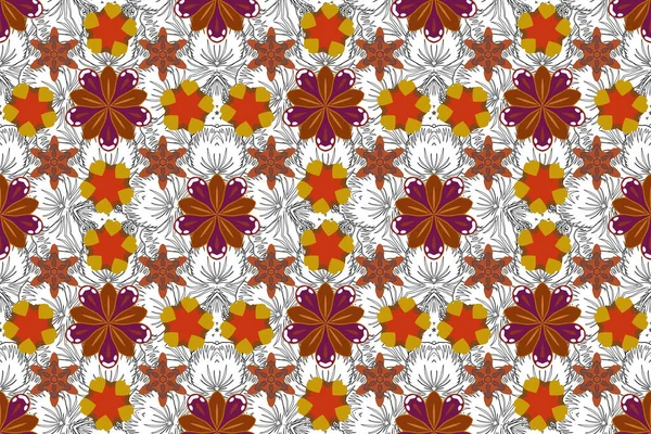 Vintage Floral Ornament Abstract Classic Seamless Pattern — Stock Photo, Image