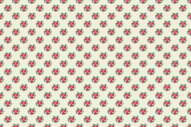 Eski bir çiçek süsü. Soyut klasik dikişsiz desen.