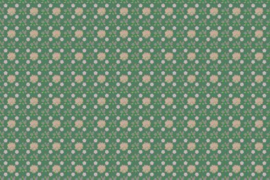 Renksiz çiçeksiz raster deseni.