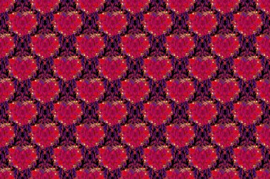 Renksiz çiçeksiz raster deseni.