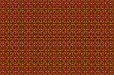 Doğu tarzında bir raster süsü. Metin için tasarım, davetiye kartları, çeşitli baskı sürümleri. Kahverengi, kırmızı ve turuncu elementlerle kusursuz desen.