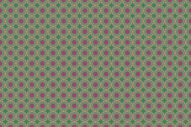 Dizayn, tekstil ya da kumaş için kırmızı, mavi ve turuncu renklerde raster pürüzsüz desen. Raster illüstrasyonu.