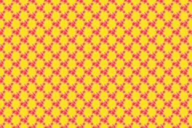Sarı arka planda çiçek duvar kâğıdı. Raster çizgili, pürüzsüz desenli Plumeria çiçekleri. Geleneksel doğulu desensiz şal deseni. Kumaş, tekstil, ambalaj kağıdı için dekoratif süs.