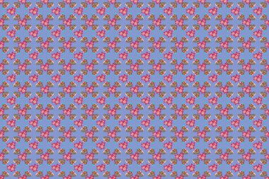 Renksiz çiçeksiz raster deseni.