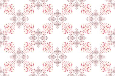 Pembe, bej ve mor renklerde klasik, pürüzsüz desen. Kusursuz bir geçmişi var. Zarif kumaş kumaş kumaş duvar kağıdı..