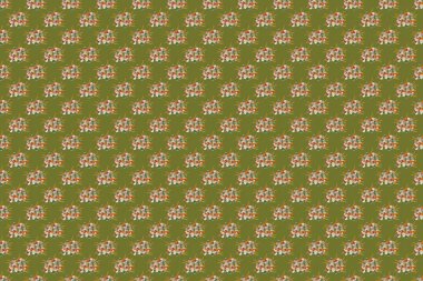 Kusursuz el yapımı raster, bej, kahverengi ve yeşil renklerle 