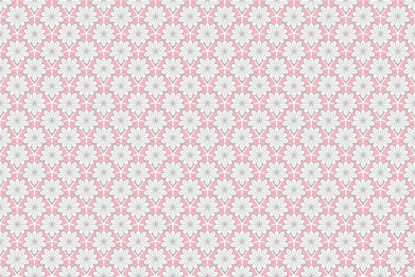 Beautiful pattern for decoration and design. Watercolor seamless pattern with flowers. Exquisite pattern, watercolor sketch with flowers, vintage style. Trendy print in pink, black and white colors.