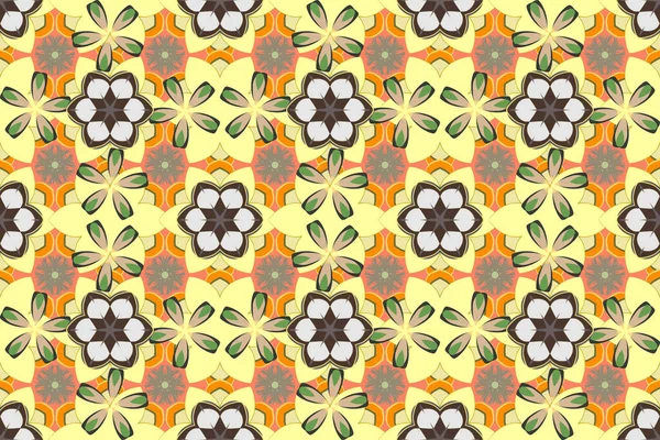 Adorno Floral Vintage Patrón Clásico Abstracto Sin Costura — Foto de Stock