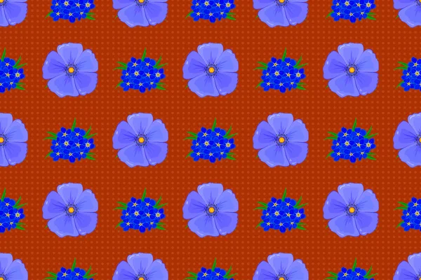 Vynikající Vzor Kosmu Květin Ročník Styl Módní Tisk Akvarel Bezešvný — Stock fotografie