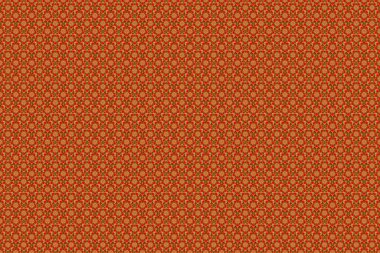 Noel geleneksel renklerinde (turuncu, kırmızı ve yeşil) raster geometrik süsleme ile parlak, pürüzsüz desen. Renkli soyut arka plan. Etnik ve kabile motifleri. Süslü canlı duvar kâğıdı.