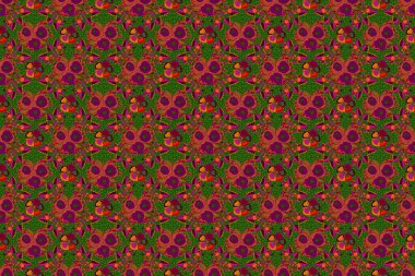 Renksiz çiçeksiz raster deseni.