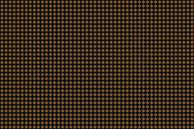 El boyaması raster mandala, siyah arka planda altın, Hint tavus kuşu, Hint deseni, altın mandala, mandala tavus kuşu.