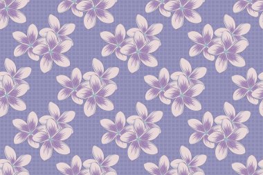 Renksiz çiçeksiz raster deseni.