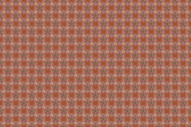 Kusursuz klasik bej, yeşil ve kahverengi desenli. Geleneksel oryantasyon süsü.