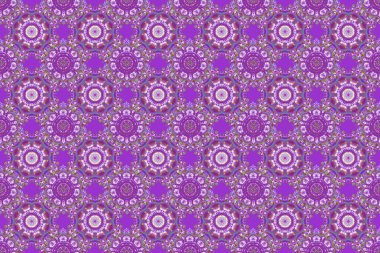 Kartlar, davetiyeler, kahverengi ve mor renkli web tasarımı için dekoratif arka plan. Raster kusursuz geometrik desenler. Eski dokular. Retro dijital kağıt.