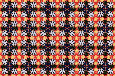 Gri, kırmızı ve siyah renksiz desen. Düşük polyester desenli illüstrasyon. Soyut raster dokusu.