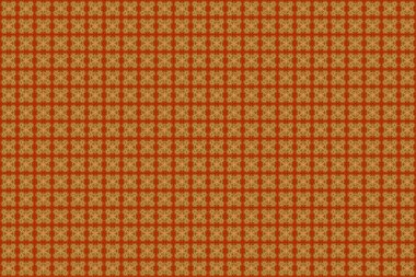 Biyoloji, çevre şirketi, yoga ya da kaplıca salonu için iş kimliği konsepti. Kahverengi üzerine altın çiçek. Raster gradient premium logotype. İzole edilmiş mandala logosu.