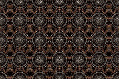 Raster Damaske dantel çiçek süsü. Çok renkli olsun. Düğün törenleri, yıldönümleri, partiler, etkinlikler için karmaşık bir dekorasyon..