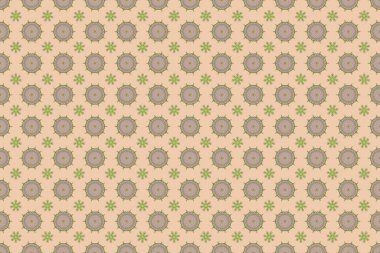 Antik ortaçağ barok soyut çiçekleri ve süslemeleri olan duvar kağıdı. Barok tarzında Damask deseni. Barok damaske klasik mavi, pembe ve yeşil raster desensiz arka plan.