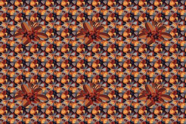 Renksiz çiçeksiz raster deseni.