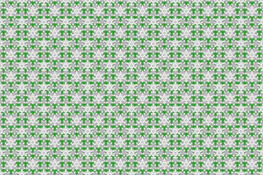 Renksiz çiçeksiz raster deseni.