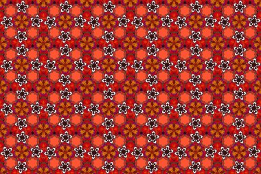 Renksiz çiçeksiz raster deseni.