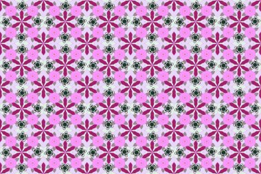 Renksiz çiçeksiz raster deseni.