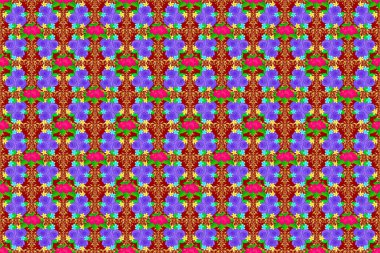 Renksiz çiçeksiz raster desenli resimleme.