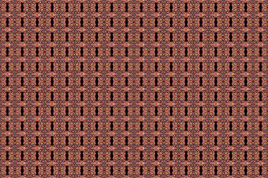 Kırmızı, kahverengi ve pembe renklerde pürüzsüz bir süs. Sıkıntılı damask desensiz arkaplan fayansı.