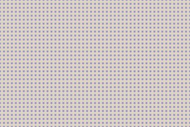 Çiçeksiz desenli küçük çiçekli basit çiçek deseni. Ditsy tarzı. Raster tasarımı beyaz, mor ve gri renklerde.