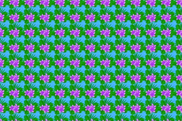 Софт Акварельный Цветочный Принт Plumeria Безморщинистый Узор Синем Фоне Растровая — стоковое фото